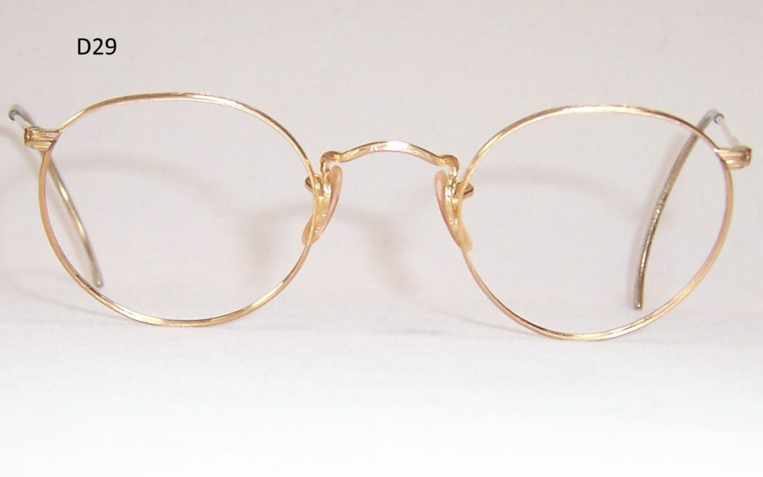 Gold filled 1940s spectacles – American Optical