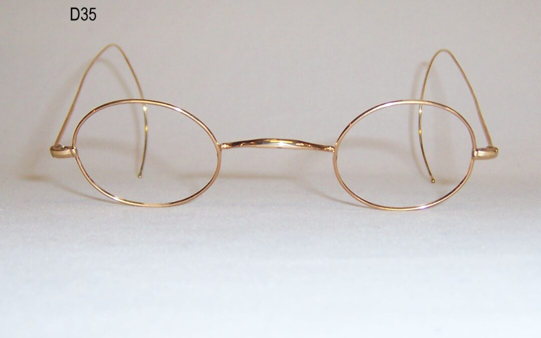 Gold filled Victorian spectacles