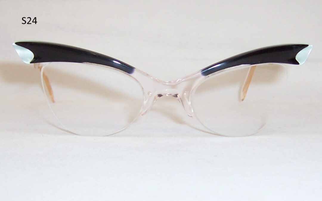 Exaggerated 1950/60’s Brow line Supra Spectacles