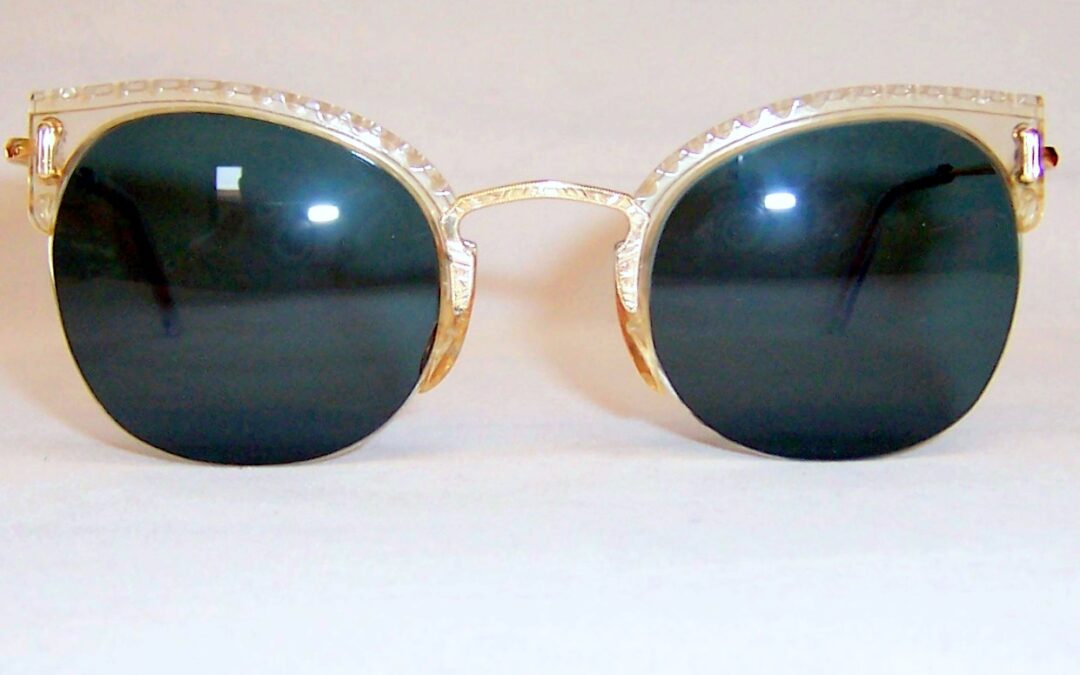 Classic 1960’s Brow line Supra Spectacles with new sunglass lenses