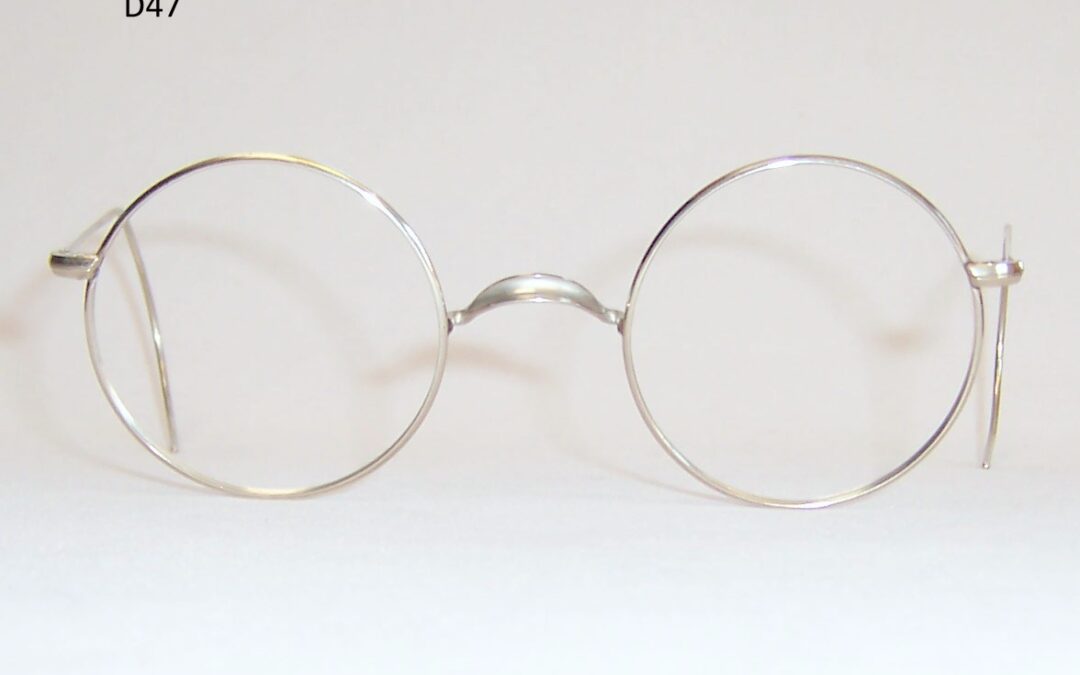 Nickel Silver 1940s spectacles  – large