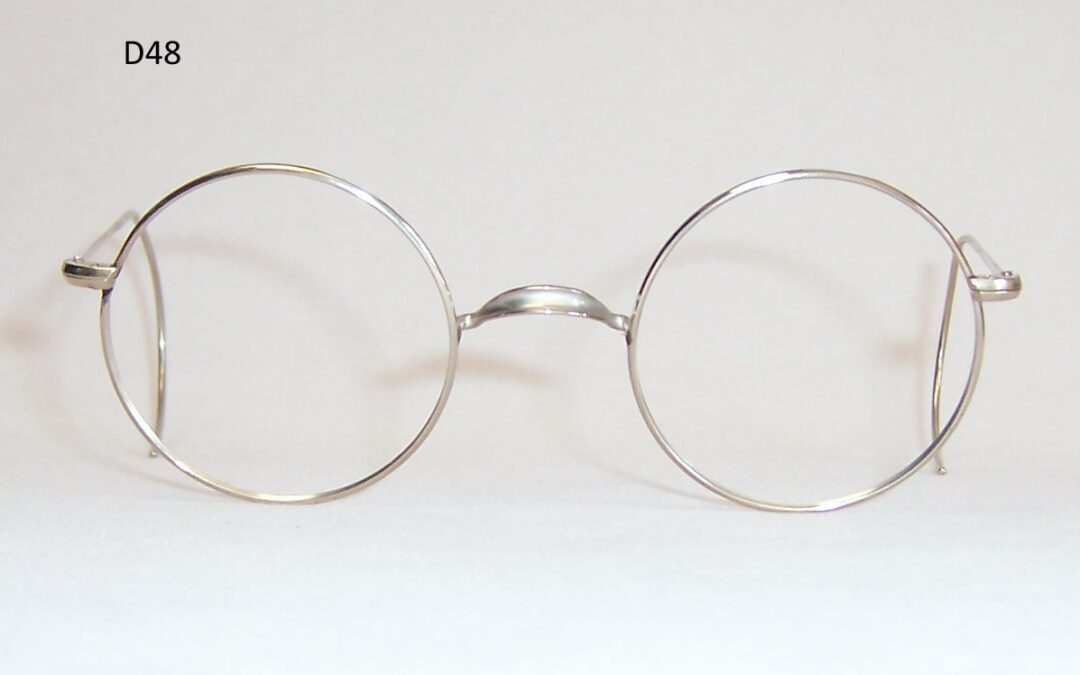 Nickel Silver 1940s spectacles  – large