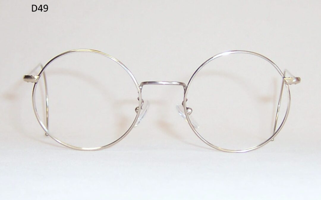 Nickel Silver 1940s spectacles  – large