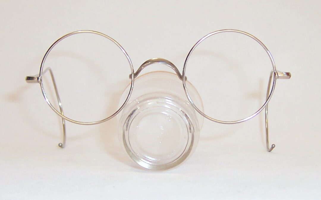 Nickel Silver 1940s spectacles  – large