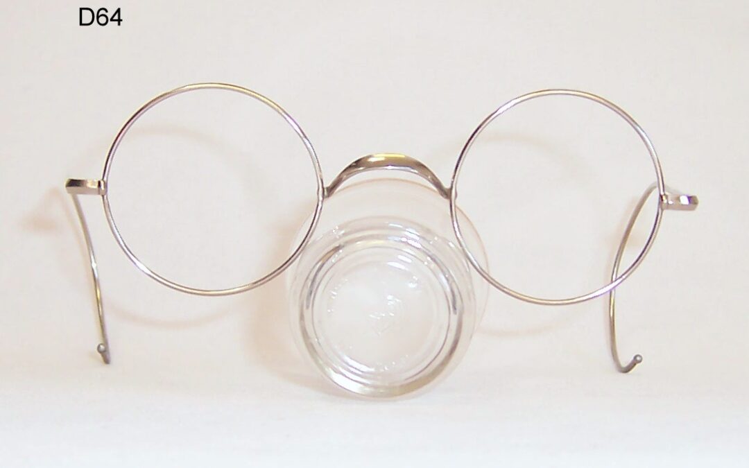 Nickel Silver 1940s spectacles  – large