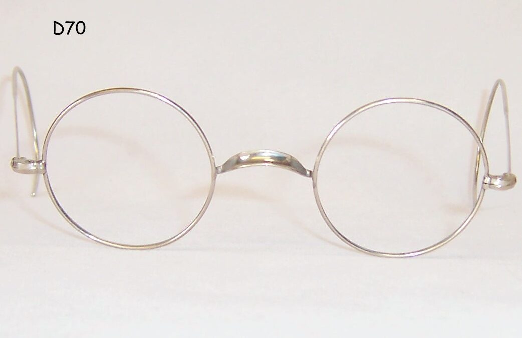 Nickel Silver 1940s round eye spectacles