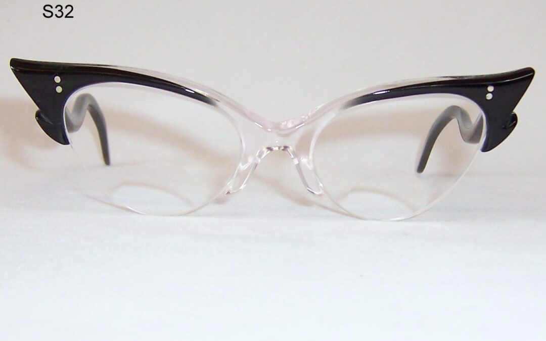 Exaggerated 1950/60’s Brow line Supra Spectacles