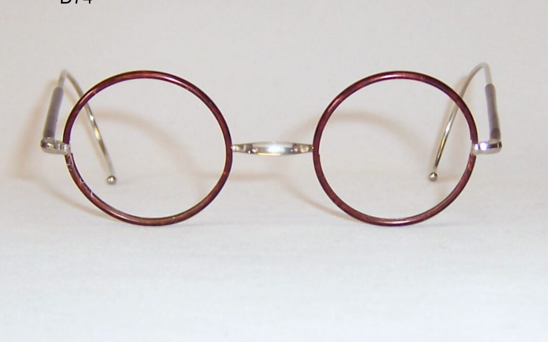 Classic nickel round eye spectacles by Algha