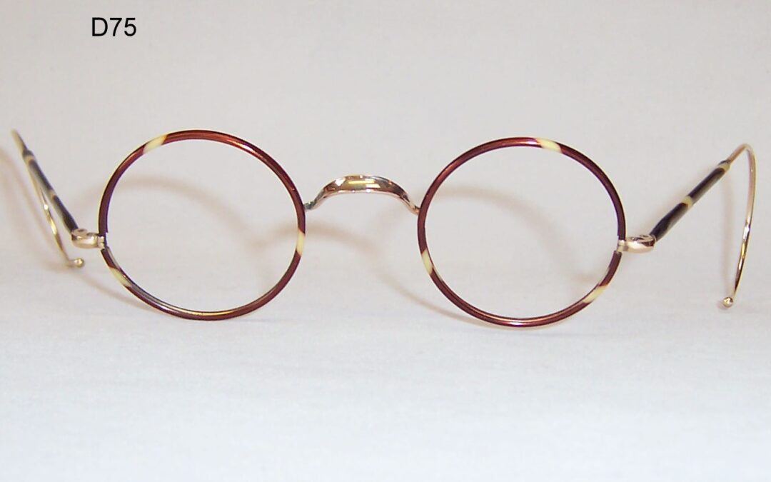 Gold filled and tortoise 1940s spectacles