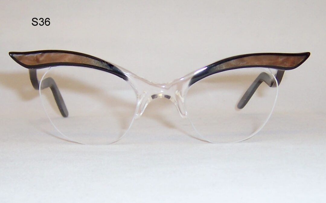 Exaggerated 1950/60’s Brow line Supra Spectacles