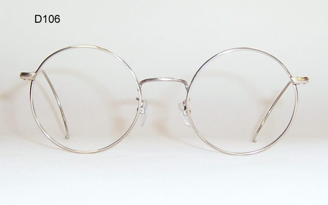 Classic nickel round eye spectacles