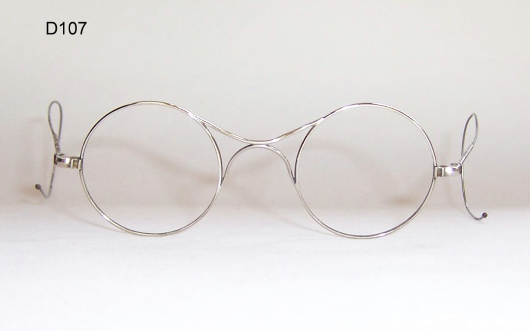 Unusual 1920s steel spectacles