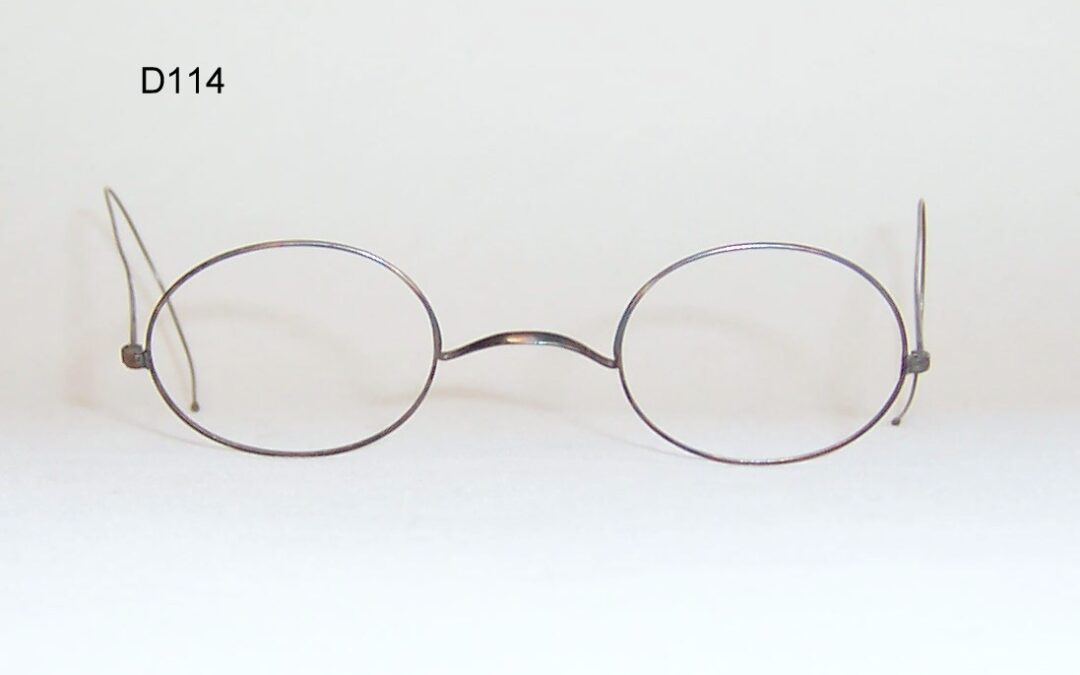 Victorian blued steel oval frame