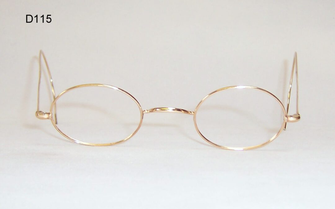 Gold filled Victorian spectacles – large