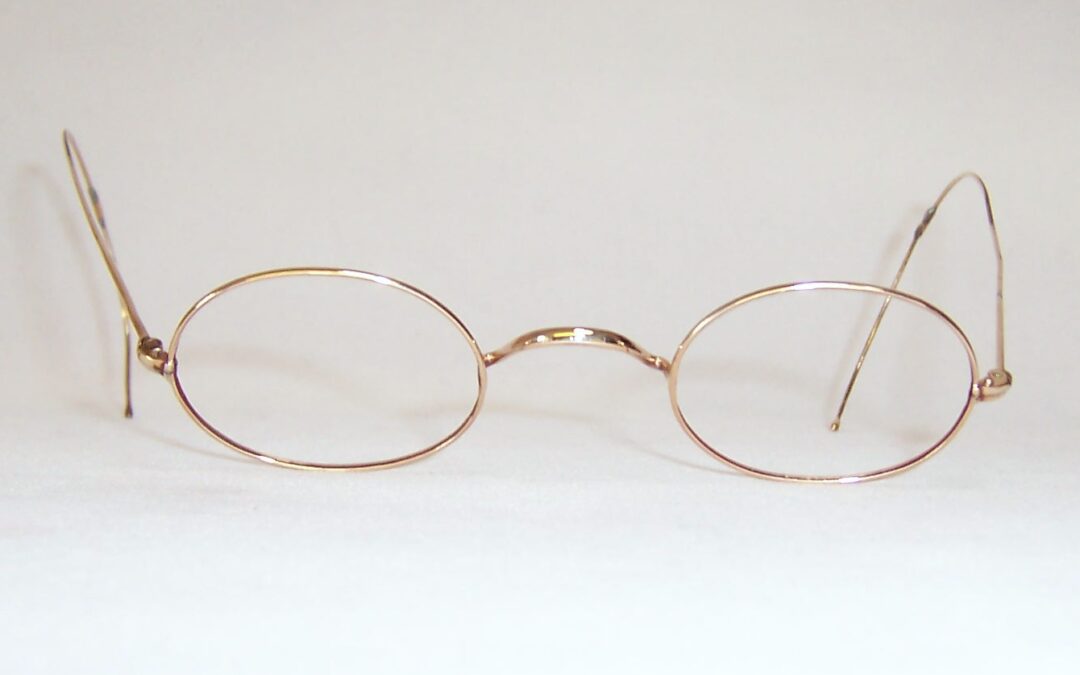 Gold filled Victorian spectacles – one for the purist