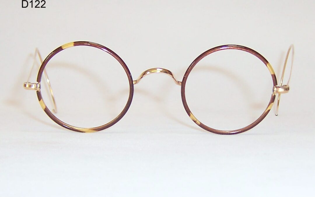 Gold filled and tortoise 1920-40s spectacles