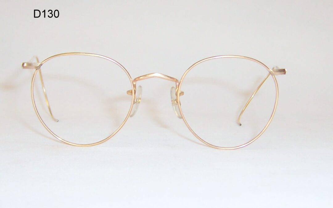 Classic gold filled panto eye spectacles by Algha