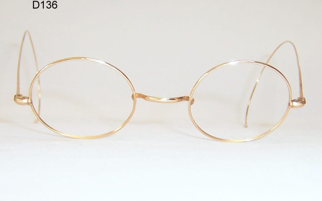 Edwardian gold filled deep oval frame