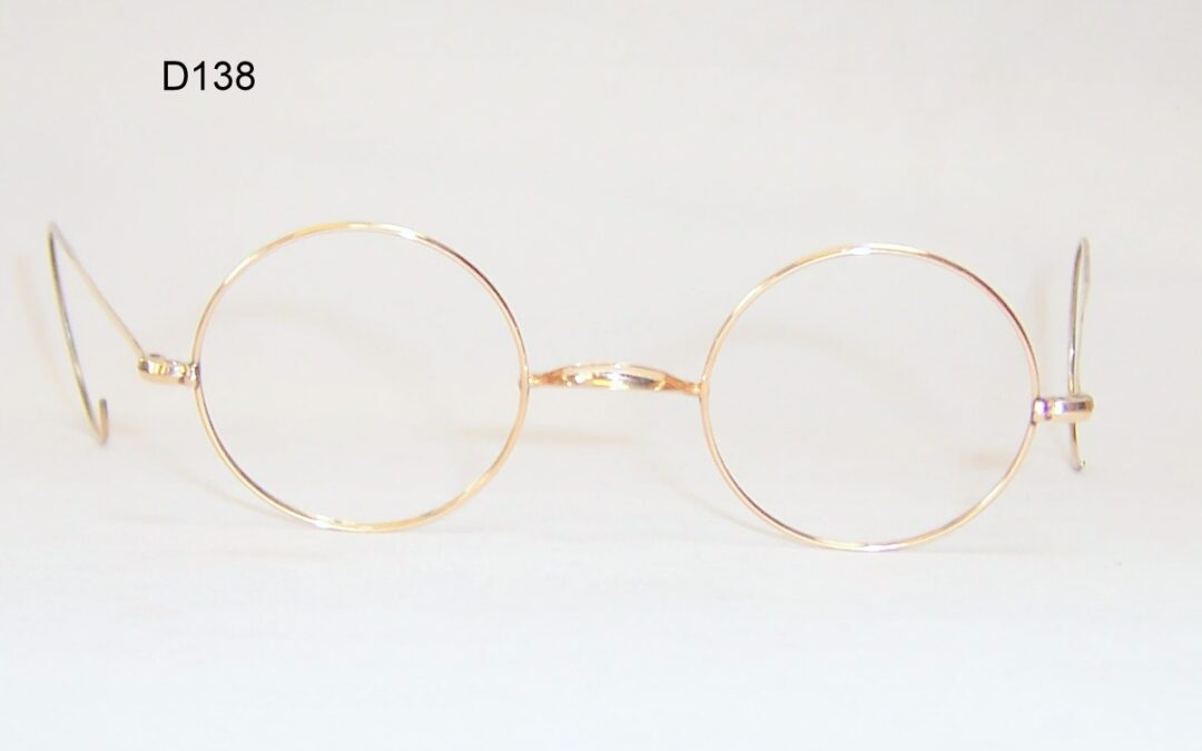 Gold Filled 1920/40s Round Deco Spectacles – Large