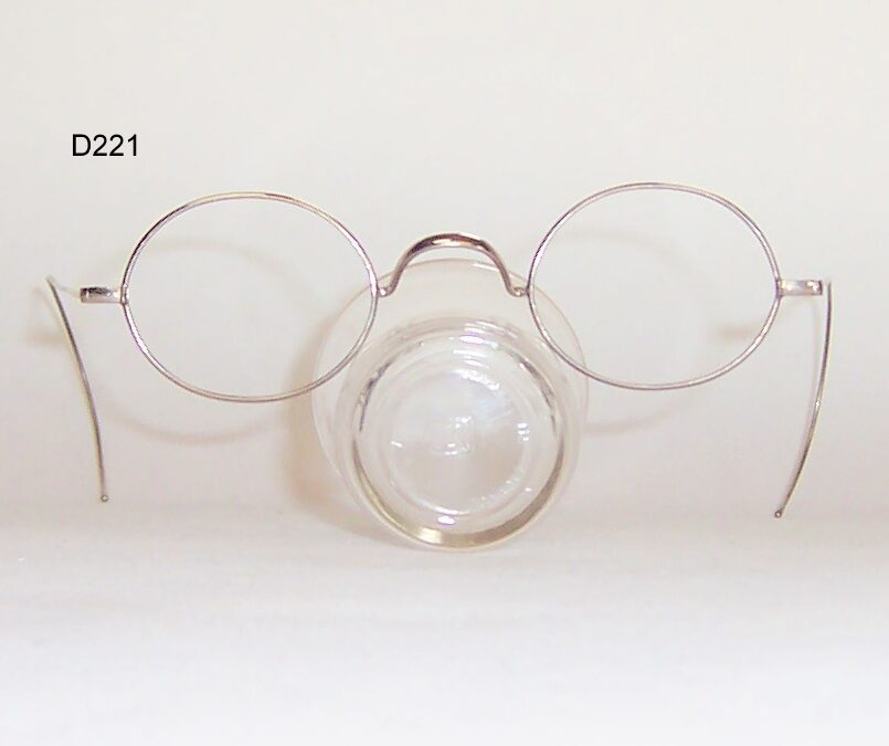 Edwardian nickel oval frame