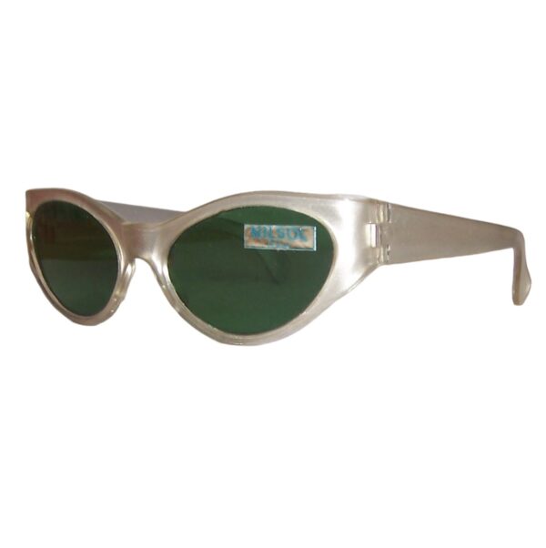 1960s Italian sunglasses with original green glass lenses - Image 3