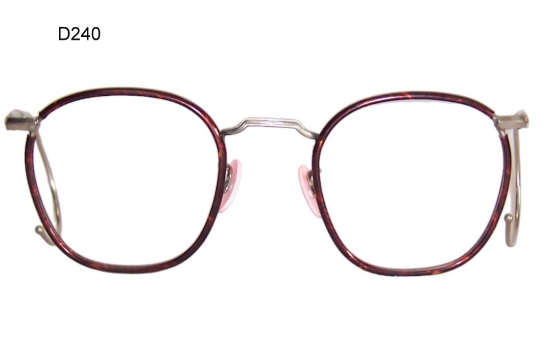 Nickel Silver and Tortoise 1940s spectacles