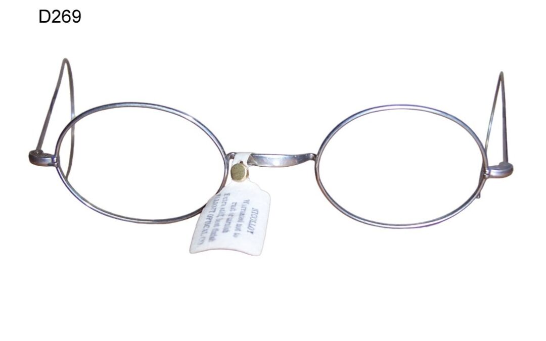 Edwardian nickel oval frame