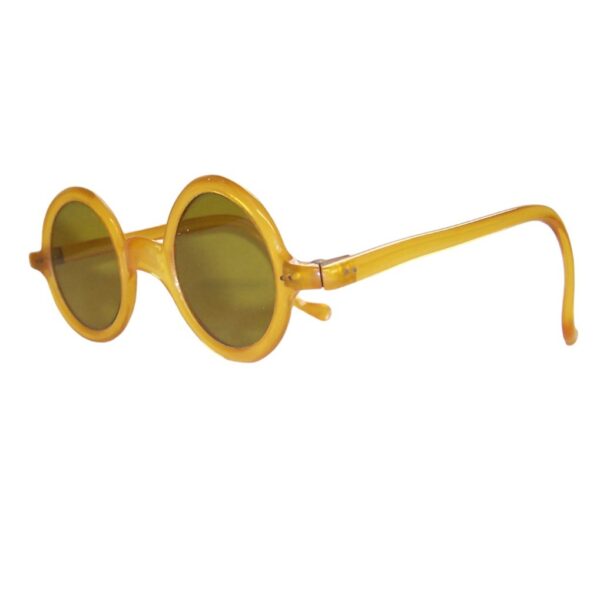 Original 1930/40s sunglasses with original flat green glass lenses - Image 3