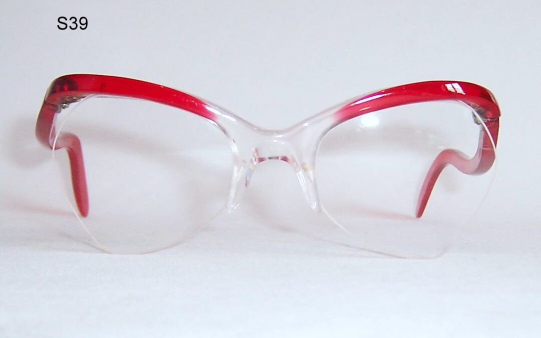 Classic 1950/60’s Red Brow line Supra Spectacles