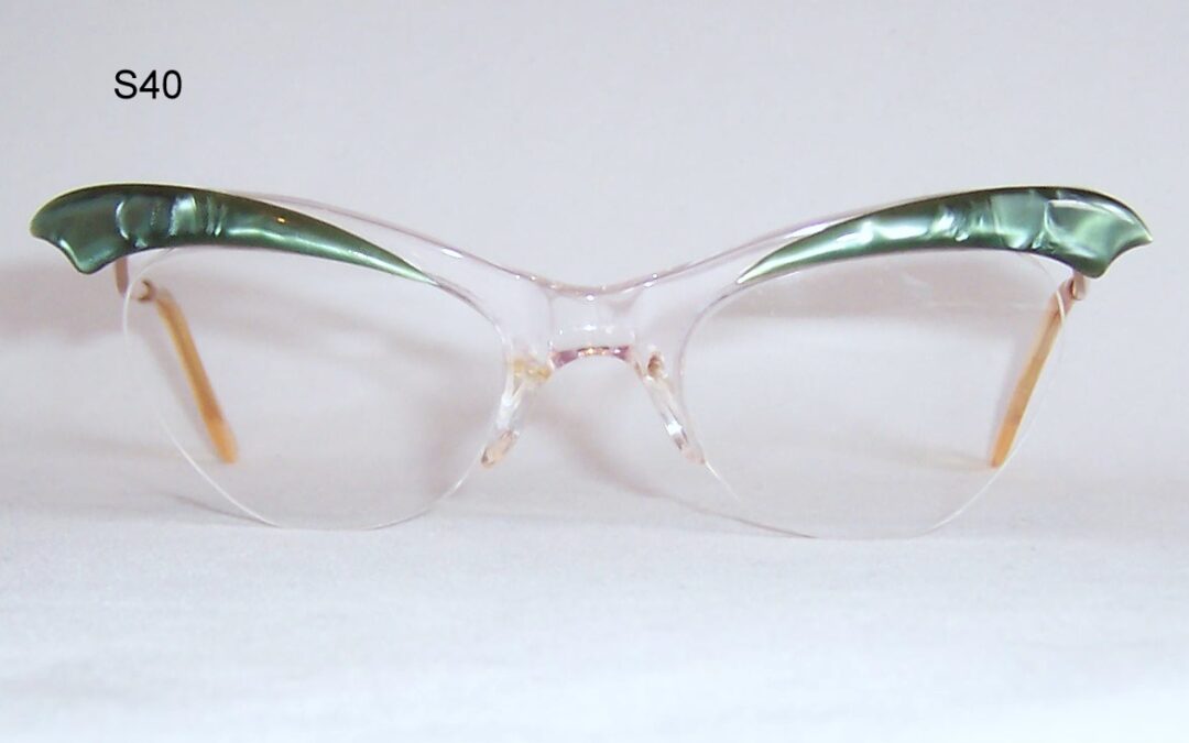 Exaggerated 1950/60’s Brow line Supra Spectacles – interchangeable brows