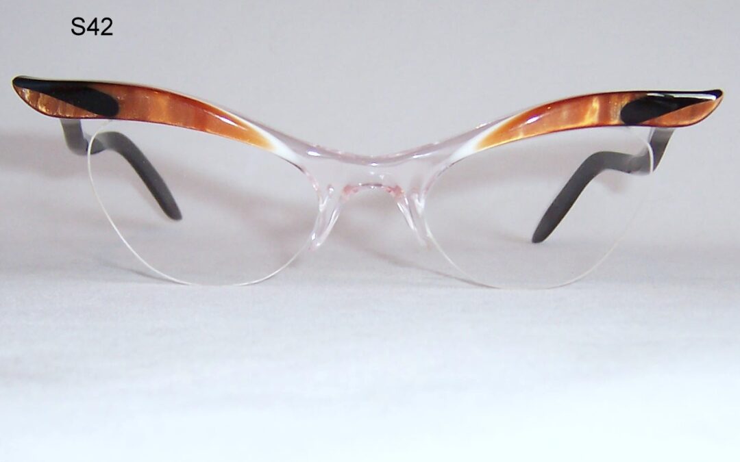 Exaggerated 1950/60’s Brow line Supra Spectacles