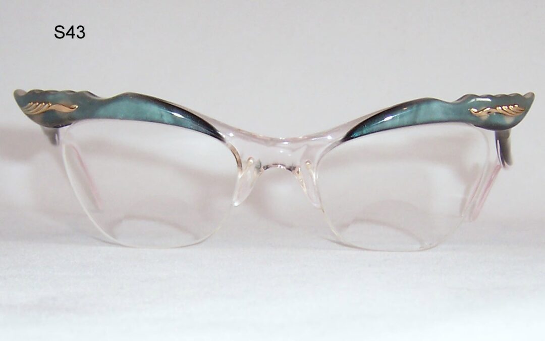 Exaggerated 1950/60’s Brow line Supra Spectacles