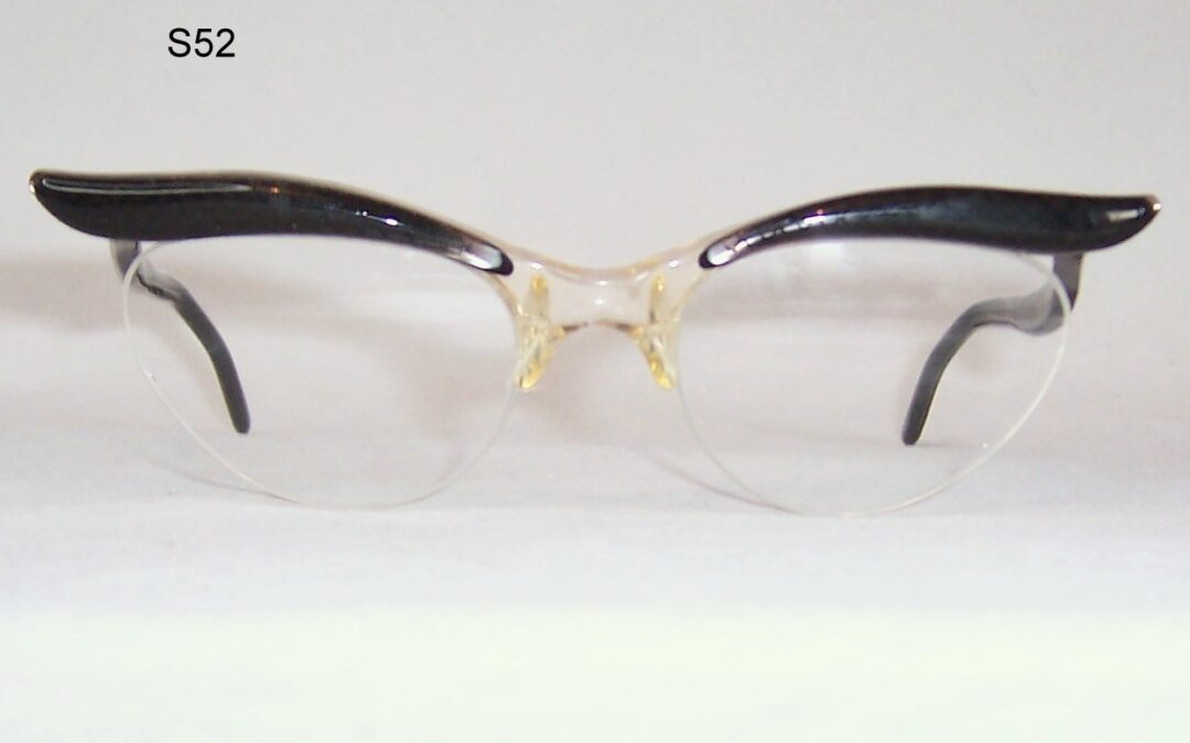 Exaggerated 1950/60’s Brow line Supra Spectacles