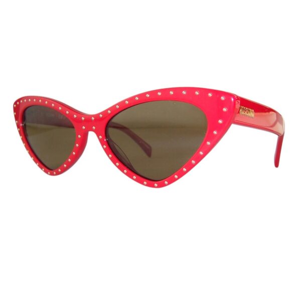 Moschino MOS006/S Red Gold Sunglasses - Image 3