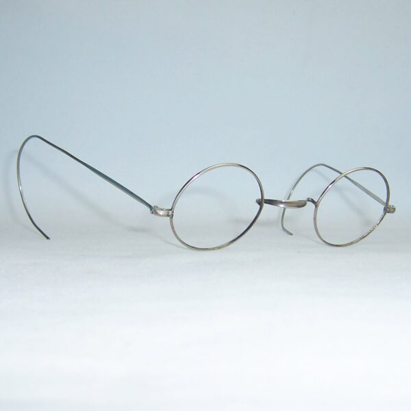 Nickel Silver 1940s spectacles - extra large - Image 2