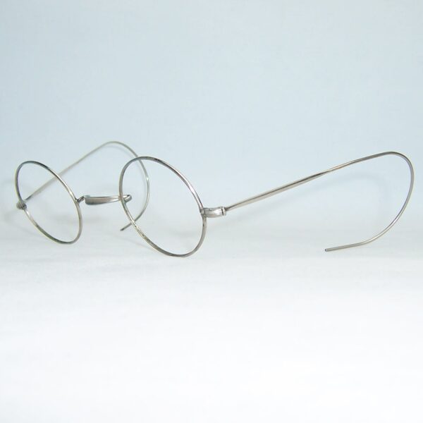 Nickel Silver 1940s spectacles - extra large - Image 3