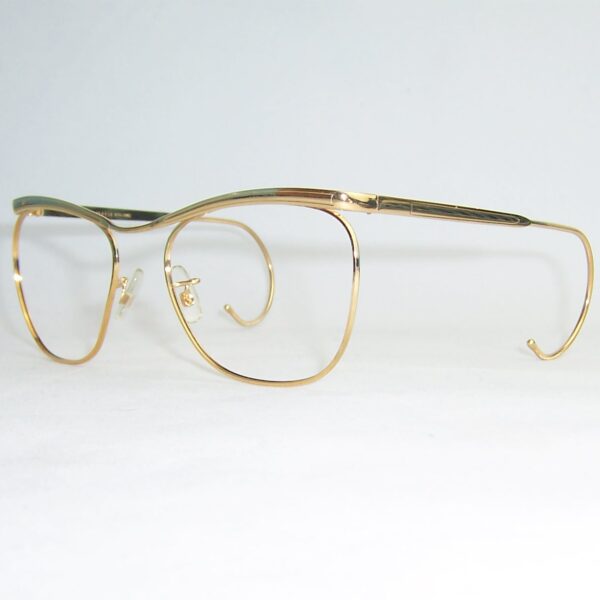 Gold filled 20th century quadra spectacles by Algha - Dominor Sport - Image 3