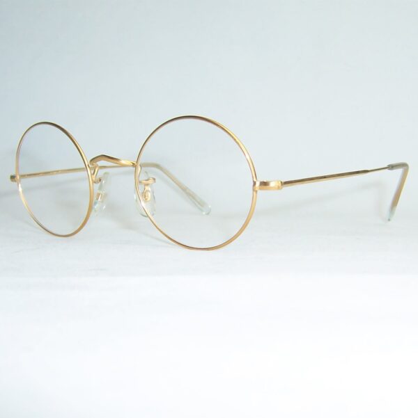 Gold filled 20th century round spectacles by Algha - Image 3